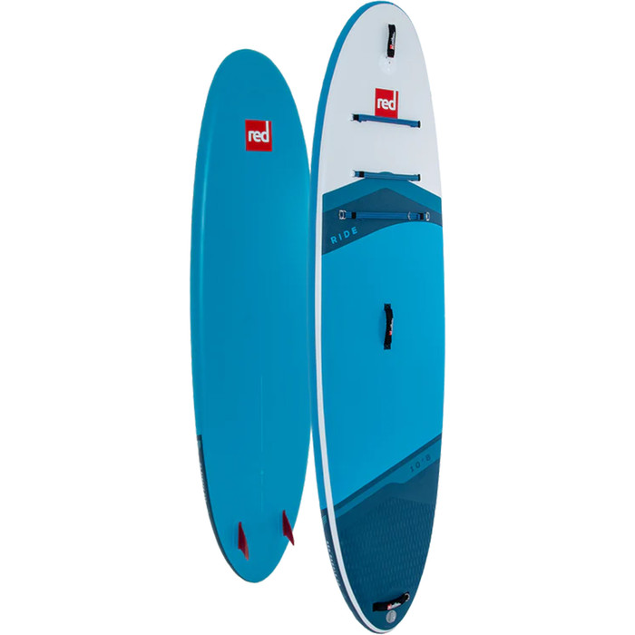 2023 Red Paddle Co 10'8 Ride Stand Up Paddle Board, Tasche, Paddel, Pumpe & Leine - Prime Package